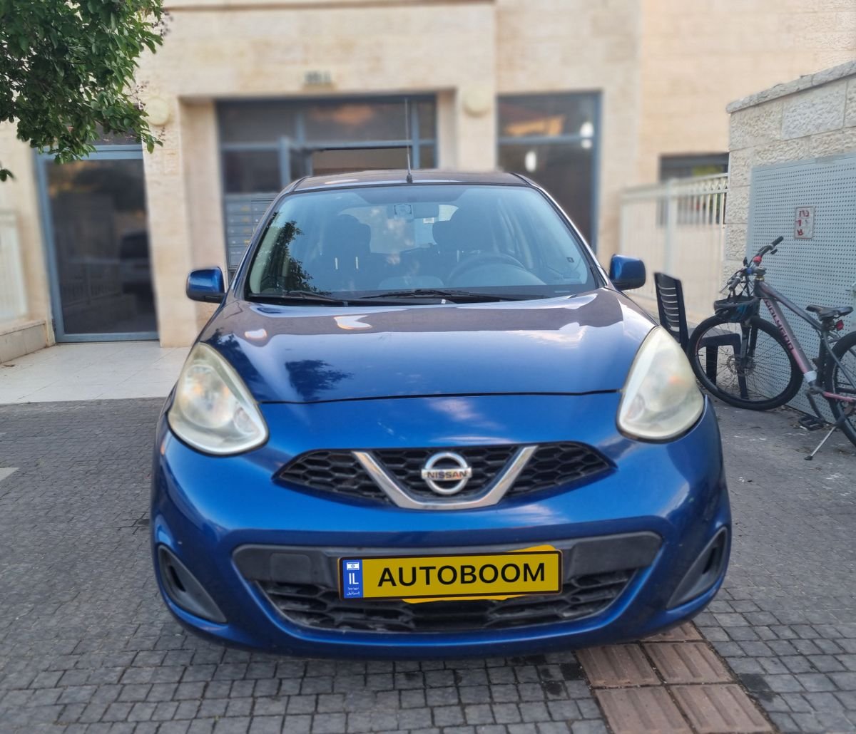 Nissan Micra 2017 blue manual — Tel Aviv, Israel