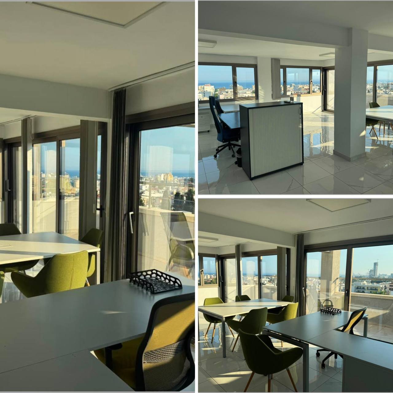 Office for rent Limassol Molos 87 sqm panoramic view — Limassol, Cyprus