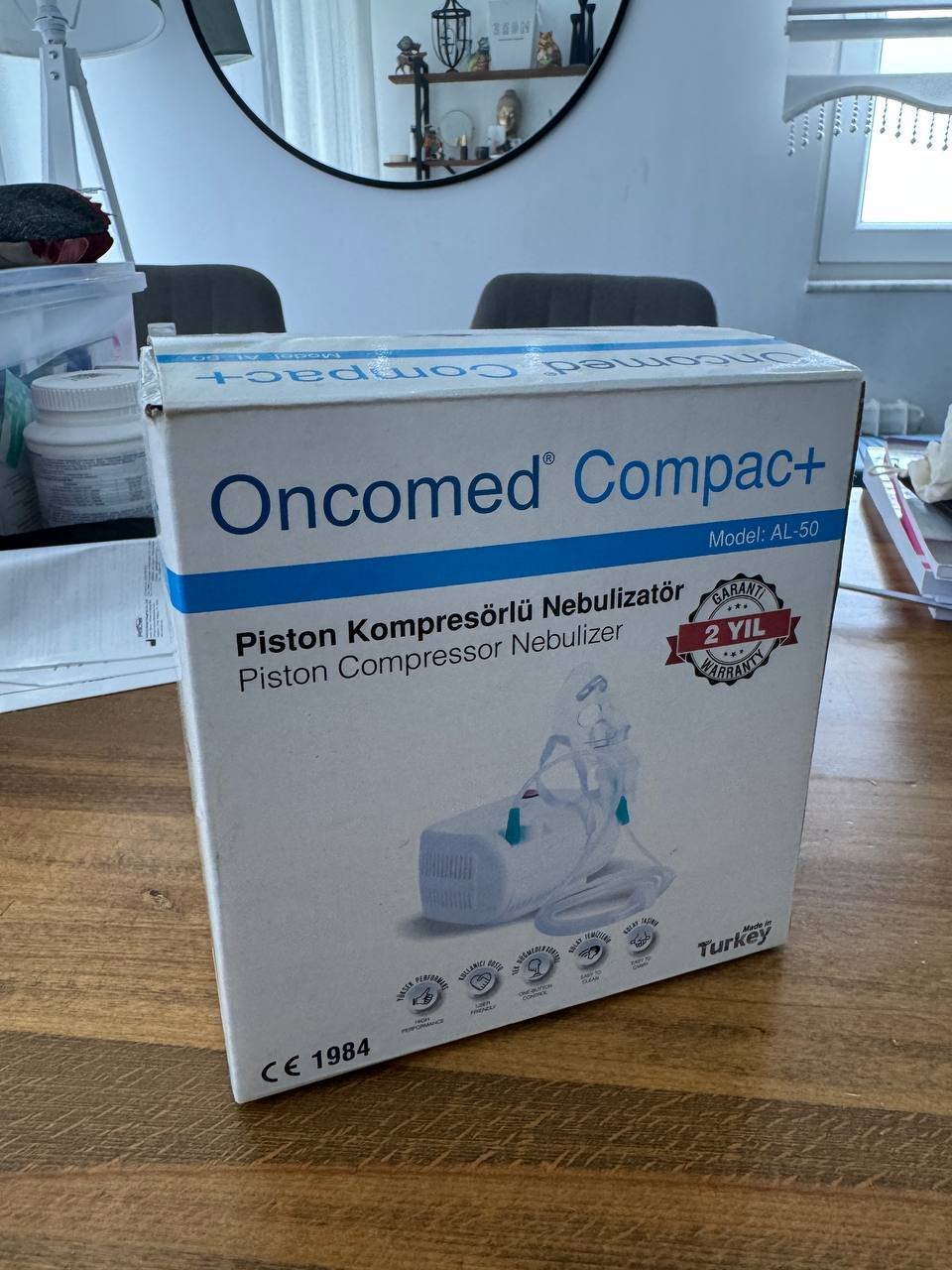 Небулайзер Oncomed Compact (AL-50) компрессорный, 500 TL — Анталия, Турция Небулайзер Oncomed Compact (AL-50) компрессорный, 500 TL — used - like new — Анталия, Турция