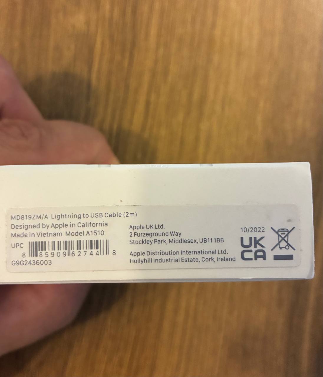 Оригинальный кабель USB to Lightning Apple 2 м — Белград, Сербия