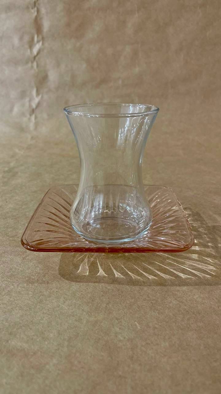 Juego de té Paşabahçe (12 piezas) — Alanya, Turquía