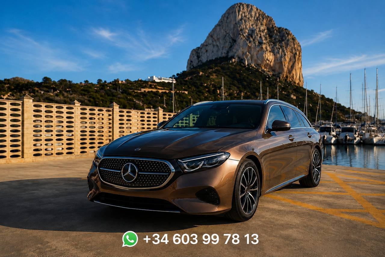 Личный водитель и помощник на Costa Blanca (Mercedes E-Class) — Аликанте, Испания
