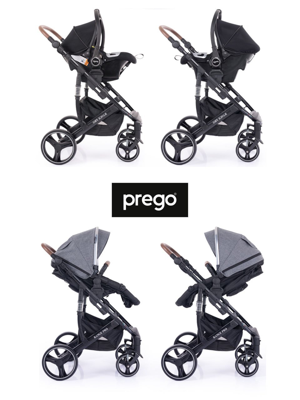 Коляска Prego Range Pro + автокресло, в комплекте — Аланья, Турция
