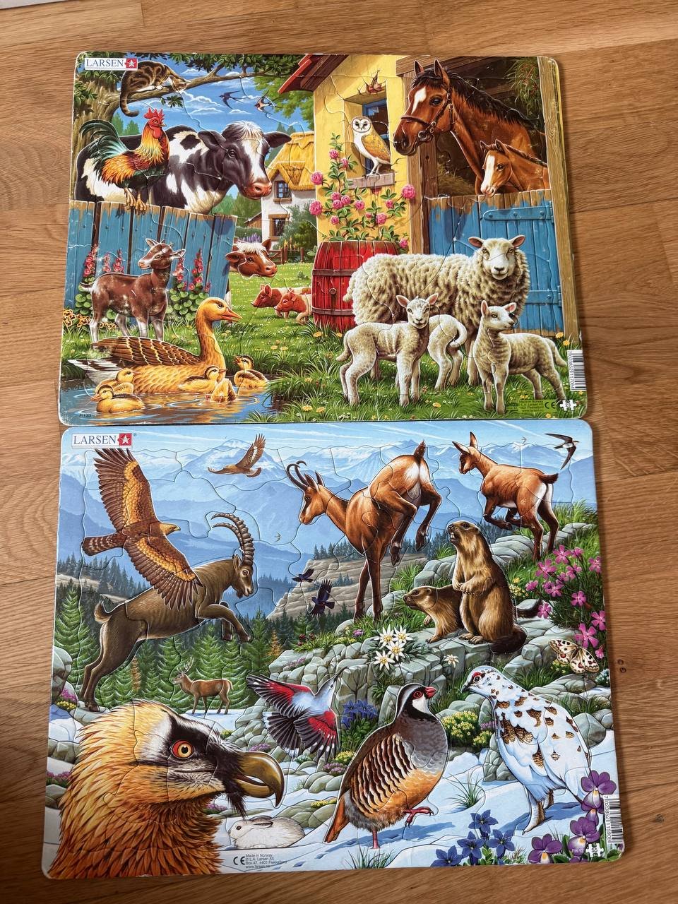 Juego de puzzles "Granja" (2 puzzles con animales salvajes) 500 cada uno — Belgrado, Serbia Juego de puzzles "Granja" (2 puzzles con animales salvajes) 500 cada uno — Belgrado, Serbia