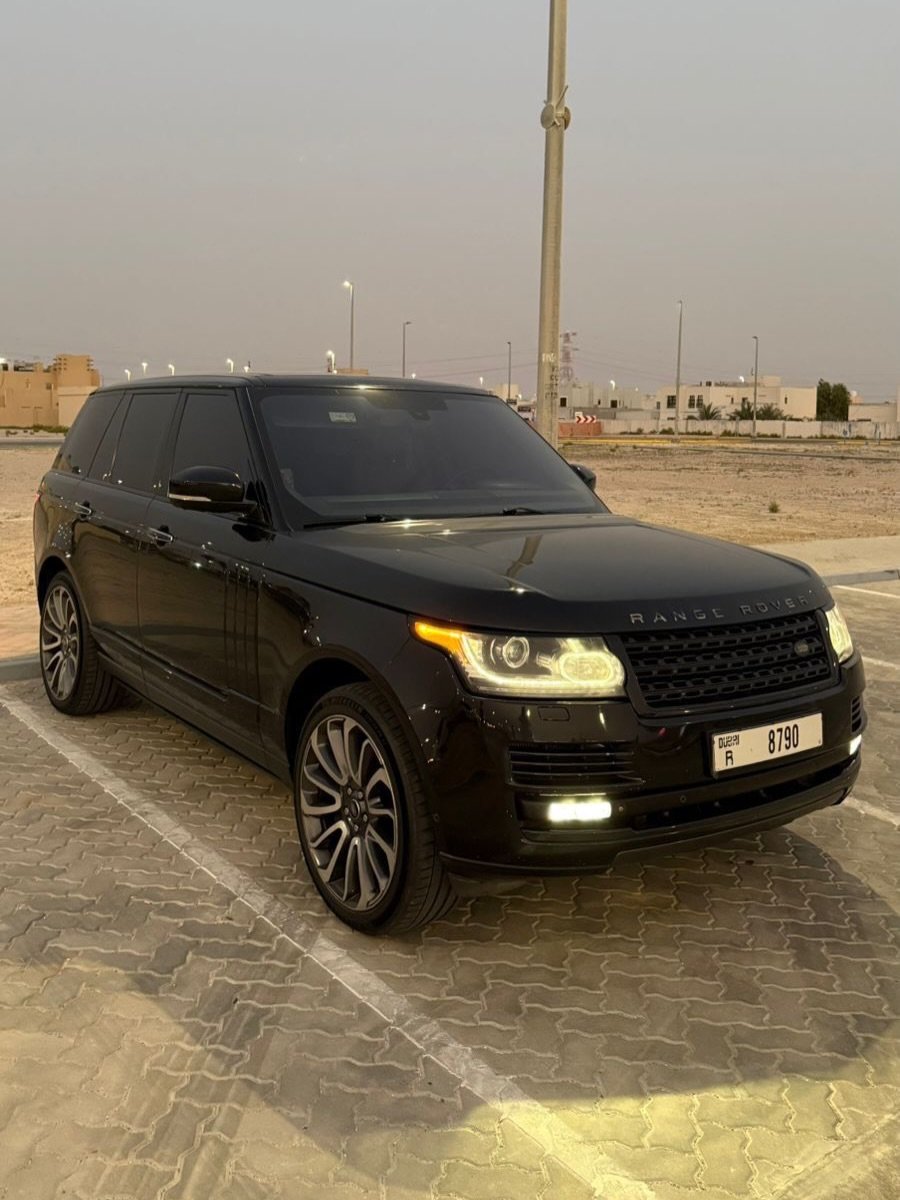 Range Rover 2014 V8 Supercharger (черный) — Дубай, ОАЭ Range Rover 2014 V8 Supercharger (черный) — Дубай, ОАЭ