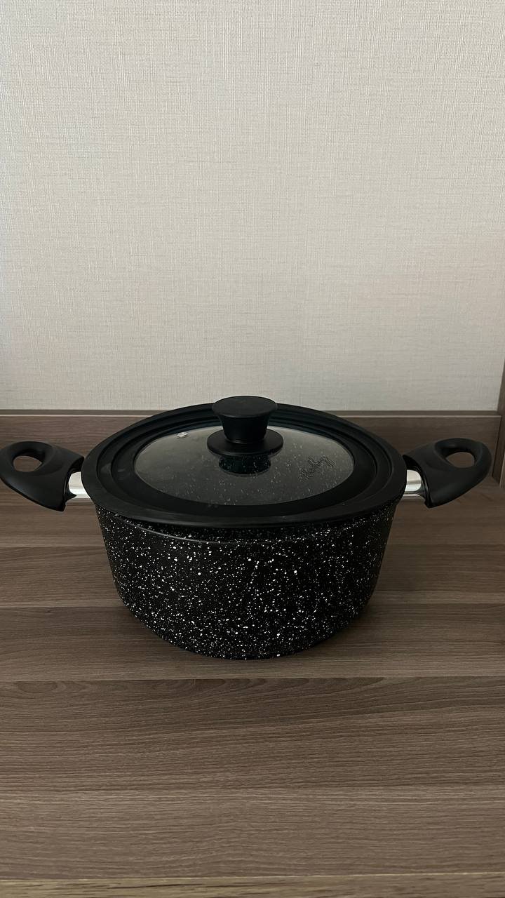 Raspberry pot 3 liters with granite coating — new — Batumi, Georgia