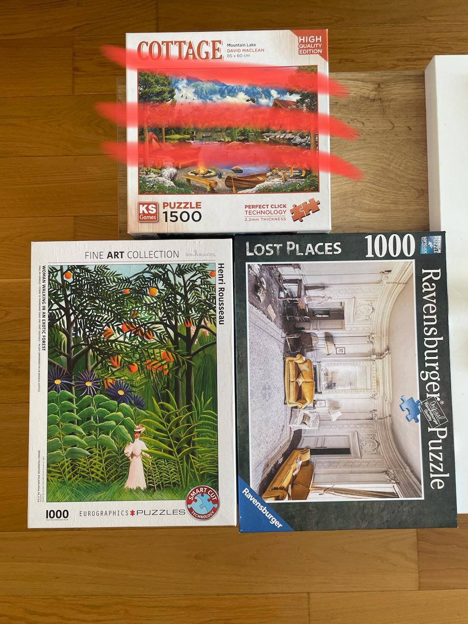 ألغاز Ravensburger 1000 و1500، 800 لكل واحد، معًا 1200 — بلغراد, صربيا ألغاز Ravensburger 1000 و1500، 800 لكل واحد، معًا 1200 — بلغراد, صربيا
