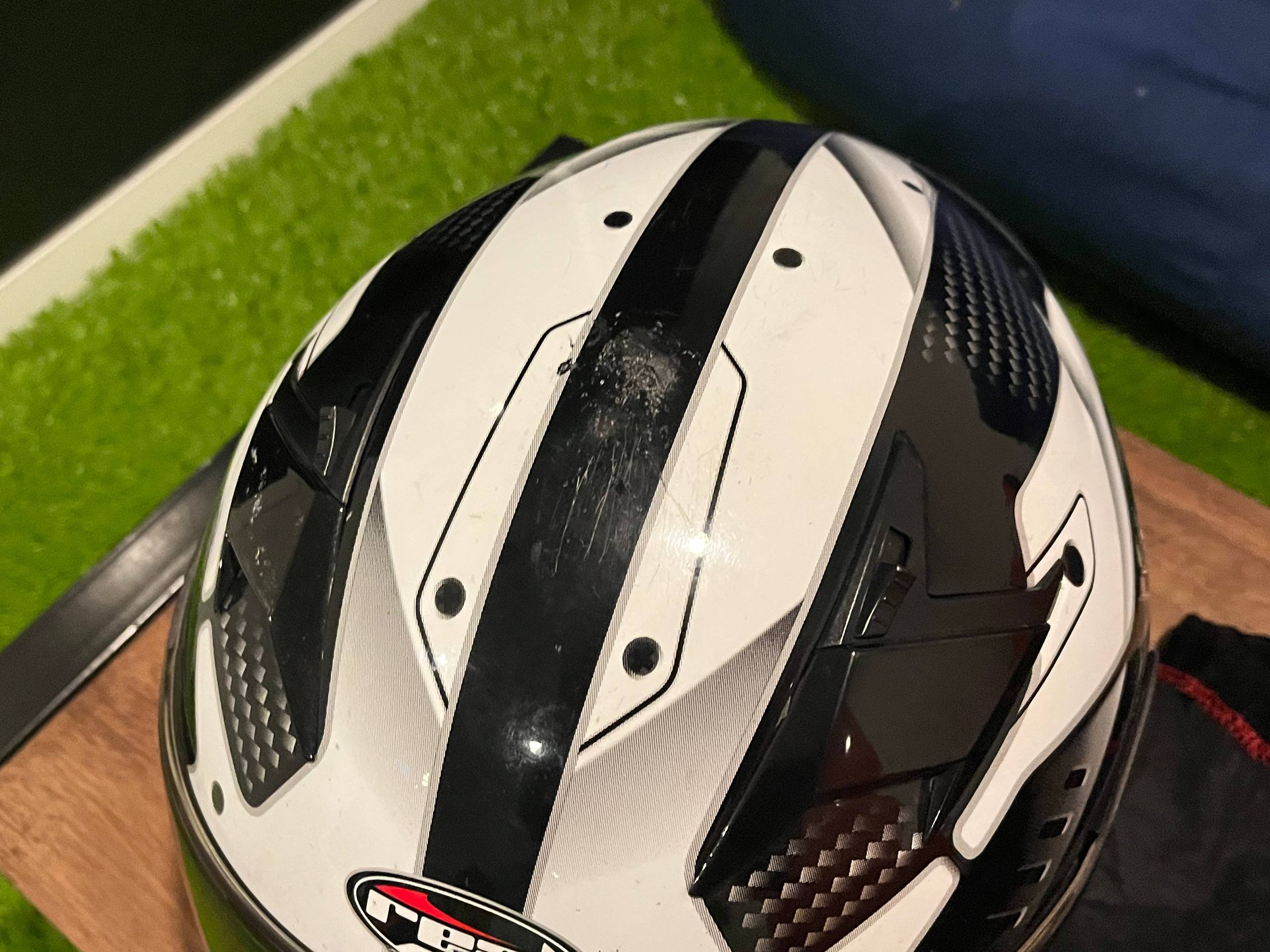Real motorcycle helmet original size M 56-58 — Pattaya, Thailand Real motorcycle helmet original size M 56-58 — used — Pattaya, Thailand