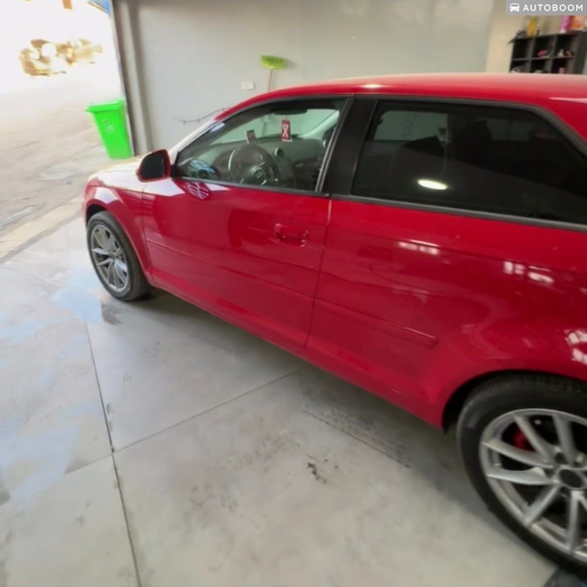 Red Audi A3 2009 hatchback Attraction — Jerusalem, Israel