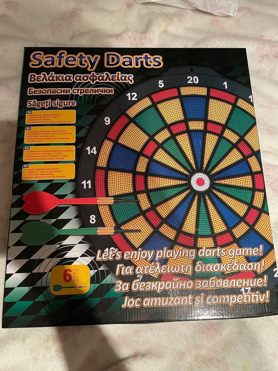 Настольная игра Safety Darts (дартс) — used_or_new_unclear — Лимасол, Кипр