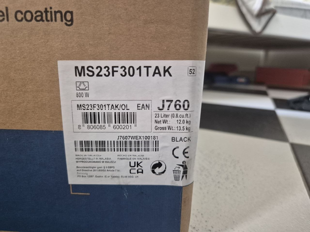 ميكروويف سامسونج MS23F301TAK 23 لتر 800 واط — جيد — بلغراد, صربيا