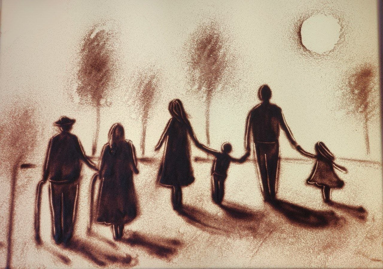 Sand animation on request: videos, portraits, postcards — Moscow, Russia