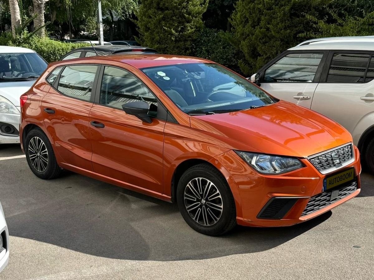 SEAT Ibiza 2018 orange manual Reference — Tel Aviv, Israel