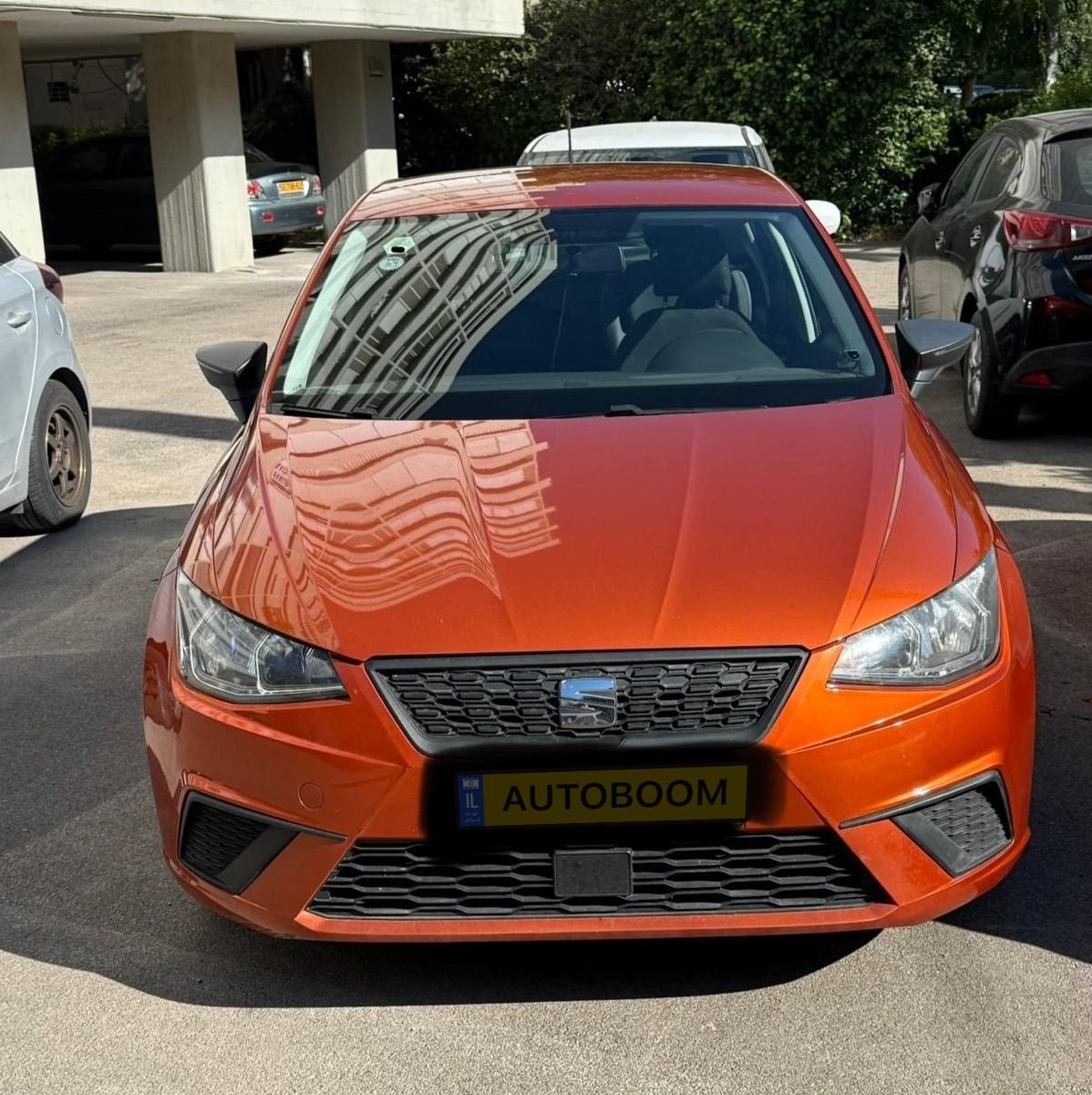 SEAT Ibiza 2018 orange manual Reference — Tel Aviv, Israel