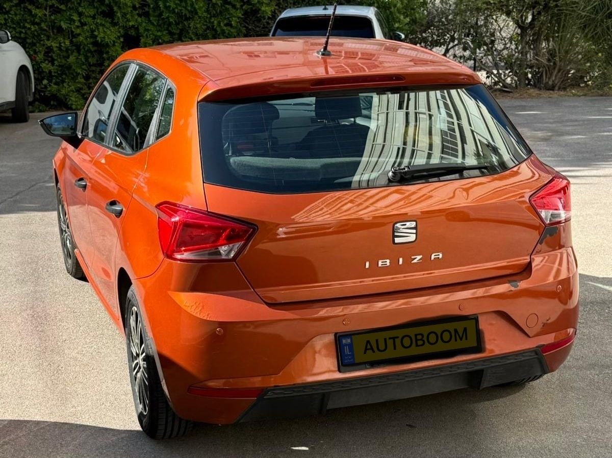 SEAT Ibiza 2018 orange manual Reference — Tel Aviv, Israel