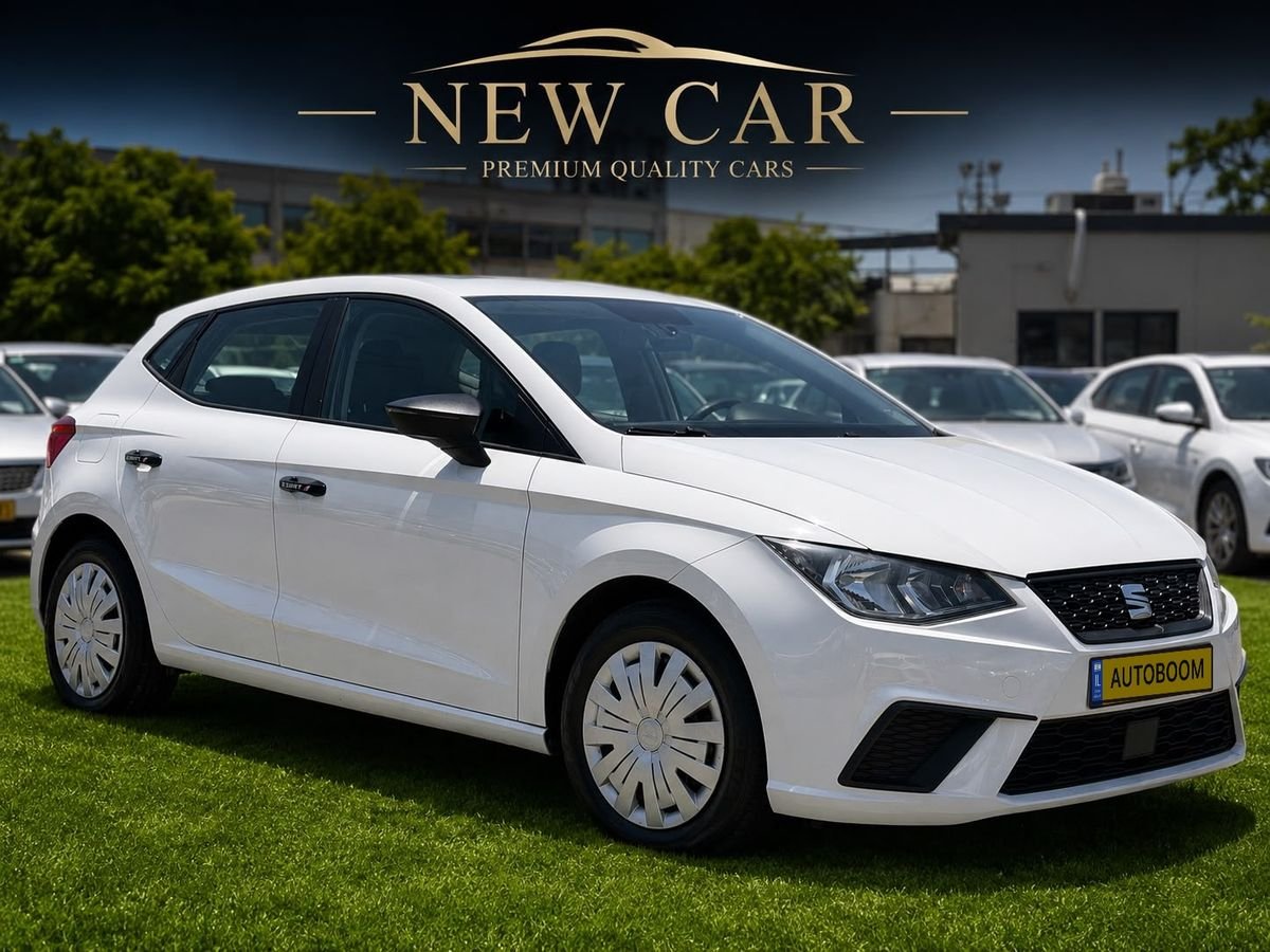 SEAT Ibiza 2018 white Reference, automatic, 1.0 turbo — Rishon LeZion, Israel