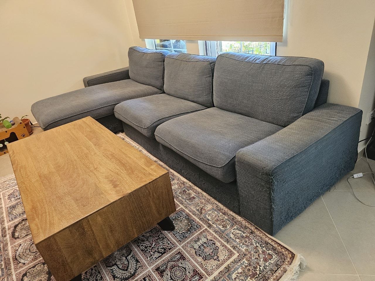 Sectional sofa free pickup from Layan — Dubai, UAE Sectional sofa free pickup from Layan — used — Dubai, UAE