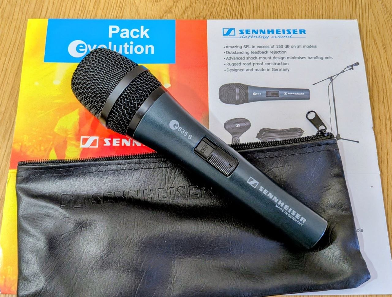 Микрофон Sennheiser e835S (реплика) с кабелем XLR-Jack и клипсой — Батуми, Грузия Микрофон Sennheiser e835S (реплика) с кабелем XLR-Jack и клипсой — Батуми, Грузия