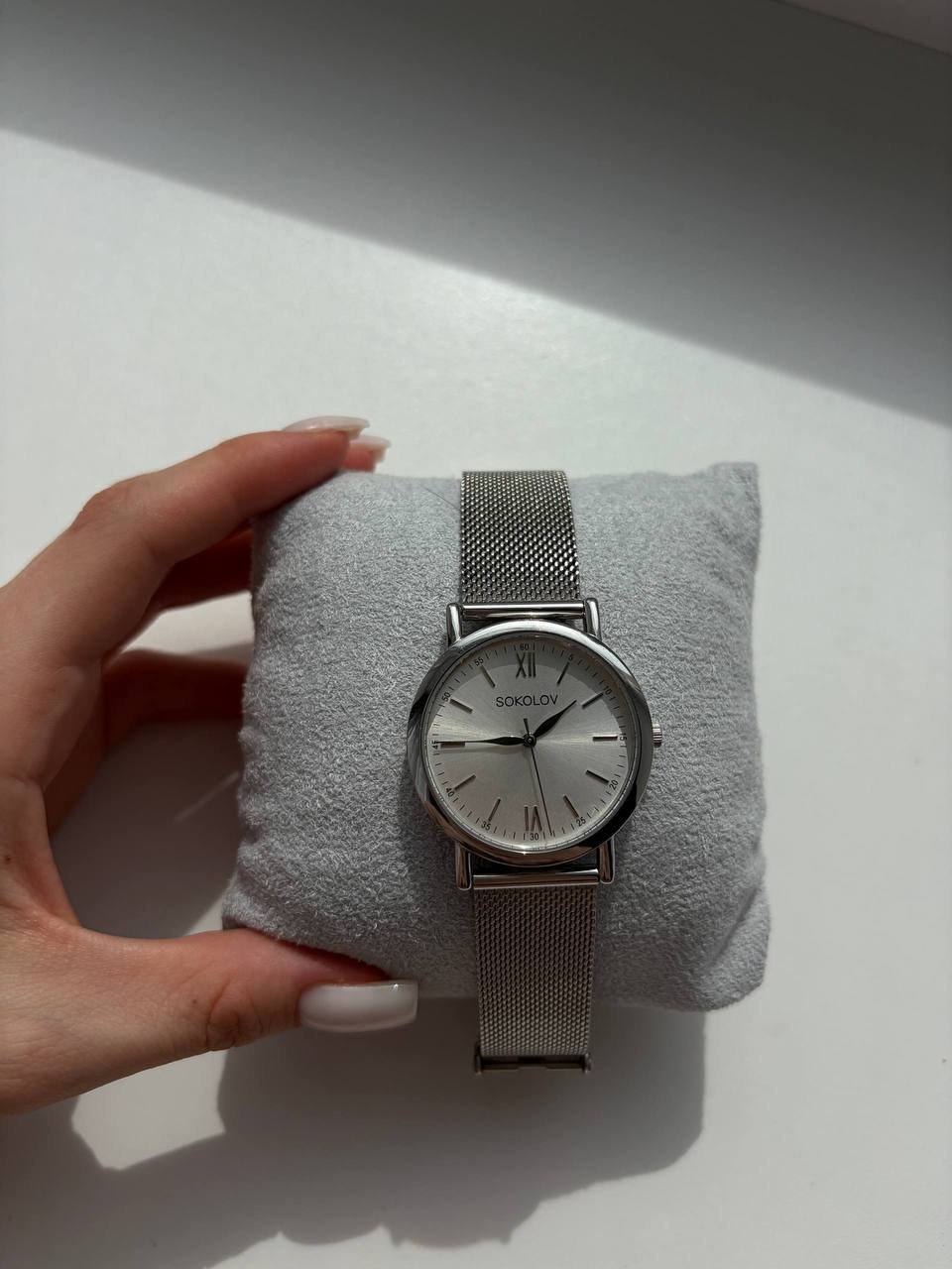 Reloj plateado SOKOLOV, usado 4 meses — usado — San Petersburgo, Rusia
