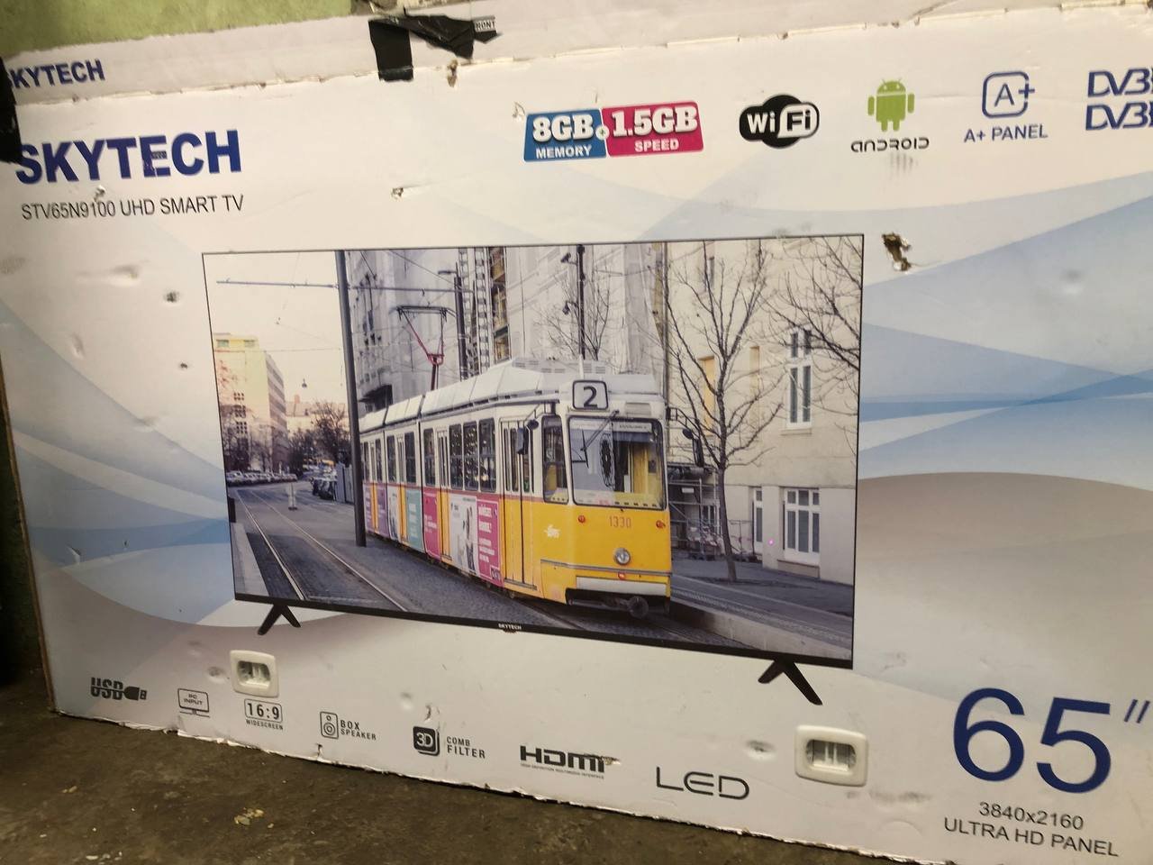 Телевизор Skytech 65" Ultra HD Smart TV (поврежден) — Тбилиси, Грузия