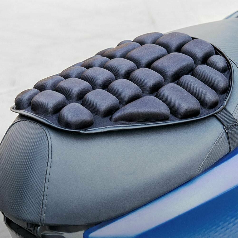 Soft motorcycle seat cushion with square sections — Nha Trang, Vietnam