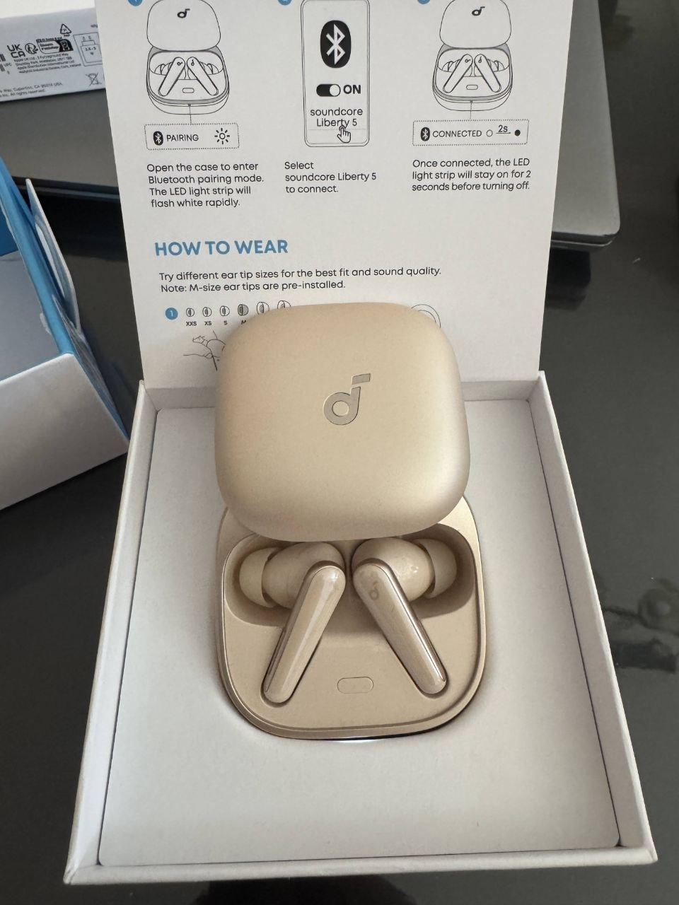 Soundcore Liberty 5 ANC золотые — Нови Сад, Сербия Soundcore Liberty 5 ANC золотые — б/у — Нови Сад, Сербия