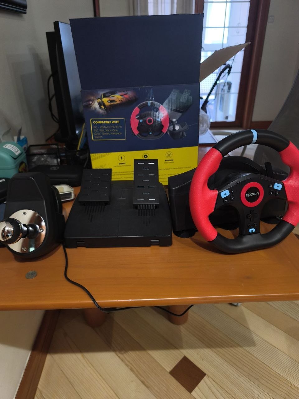 Игровой руль Spawn Momentum Plus Racing Wheel — как новый — Нови Сад, Сербия