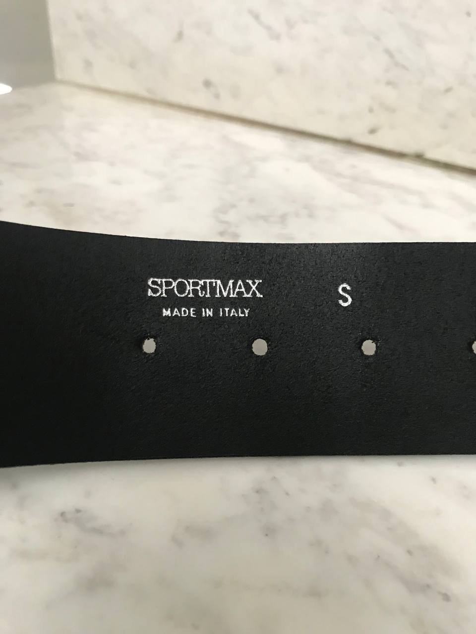 حزام Sportmax من الجلد الطبيعي، مقاس S — جديد — ليماسول, قبرص