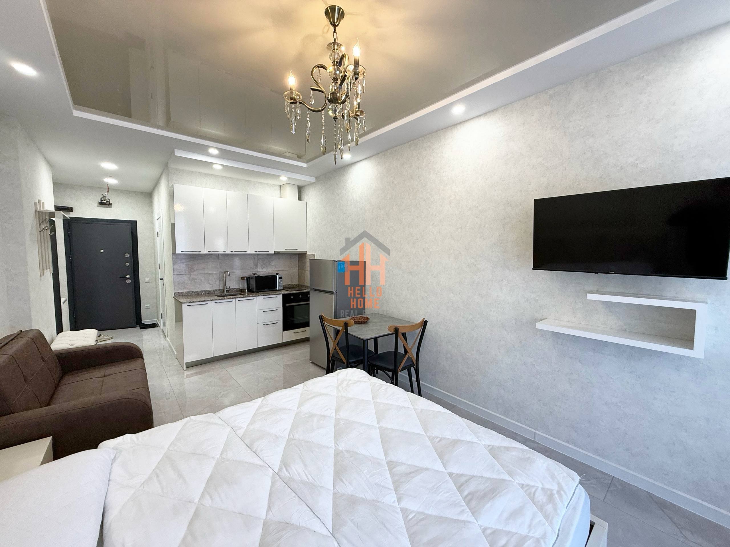 Studio for rent with sea view, 24th floor, $400 — Batumi, Georgia