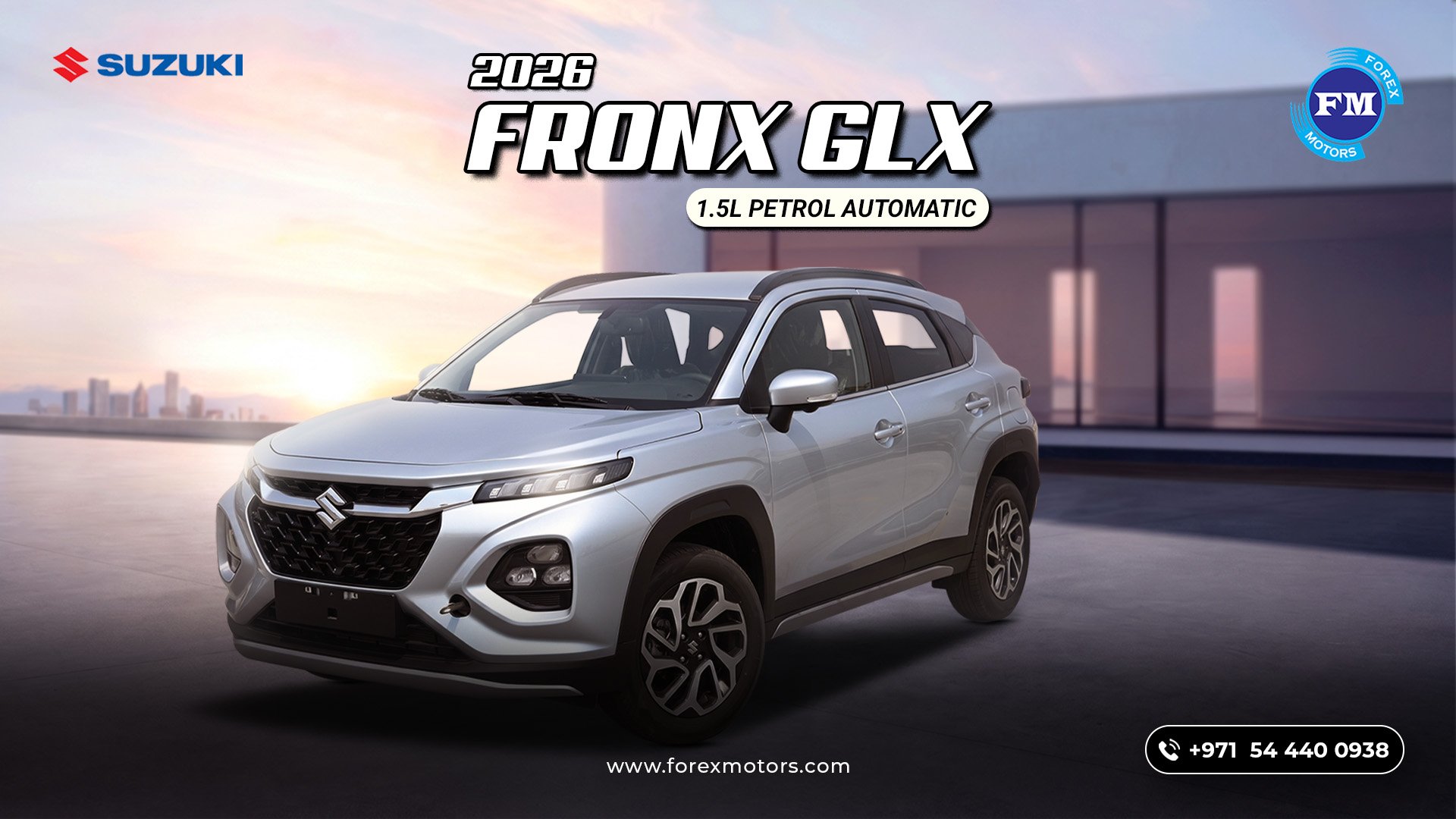 Suzuki Fronx GLX 1.5L 2026 automático — Dubái, EAU