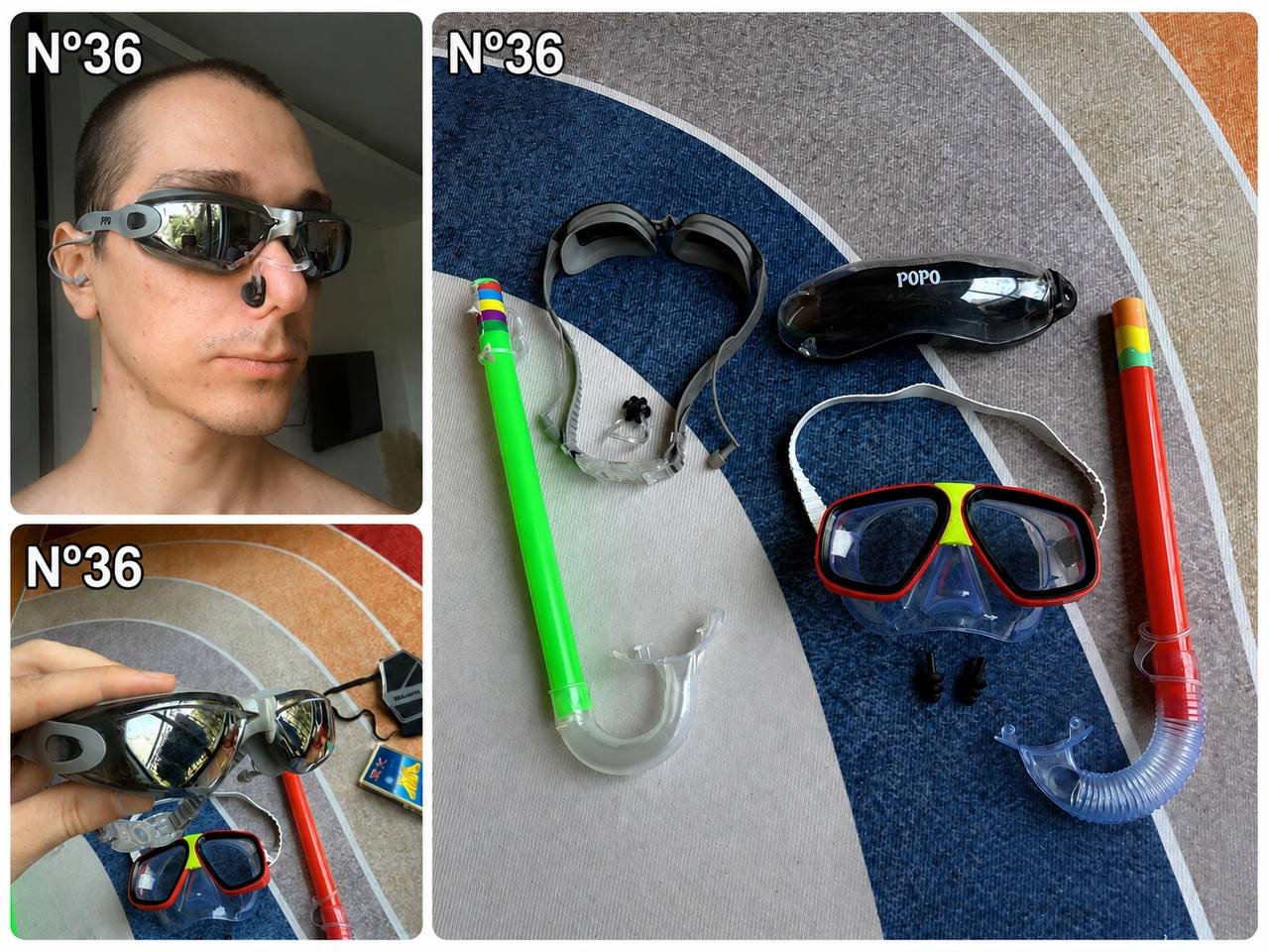 Swimming/snorkeling set for two — Da Nang, Vietnam Swimming/snorkeling set for two — used — Da Nang, Vietnam