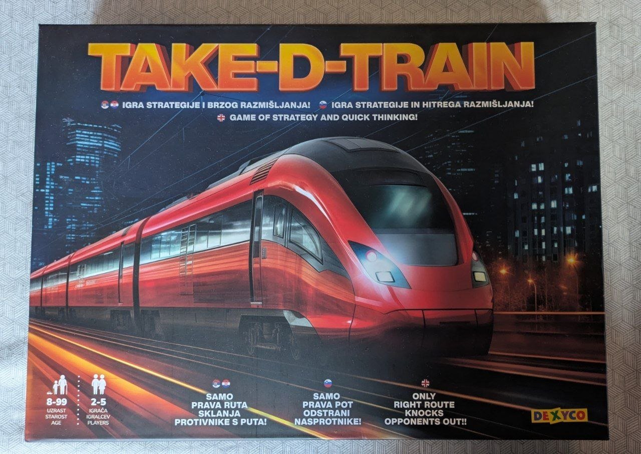 Take-D-Train board game (Ticket to Ride analog) — new — Belgrade, Serbia