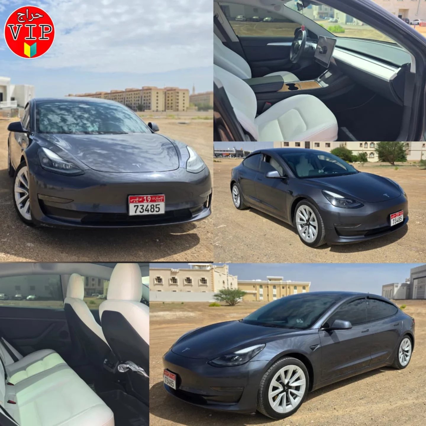 Tesla Model 3 2023 Midnight Silver for 61000 AED — Dubai, UAE