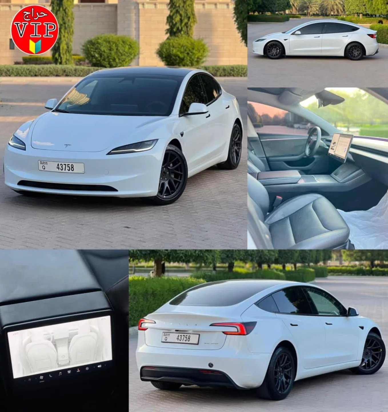 Tesla Model 3 Long Range 2024, 99.000 km — very clean, excellent — Dubái, EAU