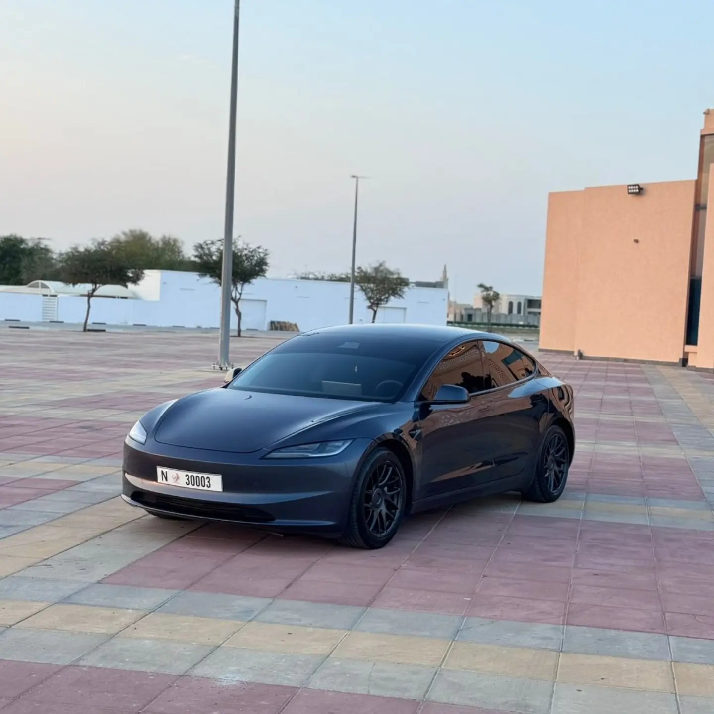Tesla Model 3 Long Range 2024, gray, 53k km — excellent — Dubai, UAE