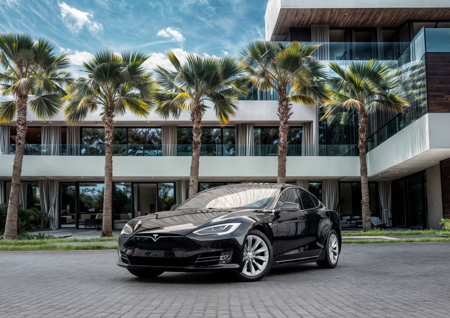 Tesla Model S 75D 2018 negro 99.000 km