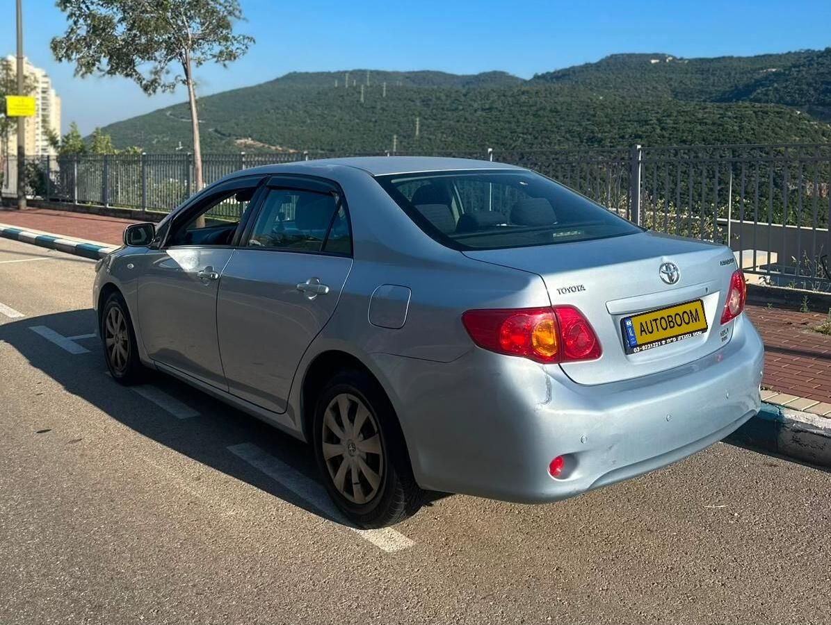 Toyota Corolla 2009 blue automatic 1.6 GLI Plus — Haifa, Israel