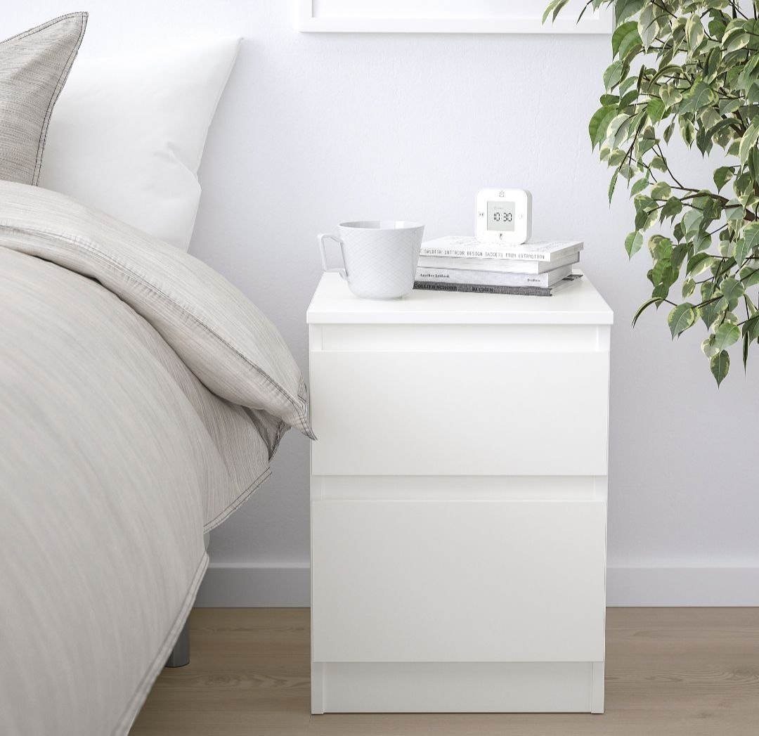 Обмен: 2 белые прикроватные тумбы IKEA Kullen — perfect — Белград, Сербия