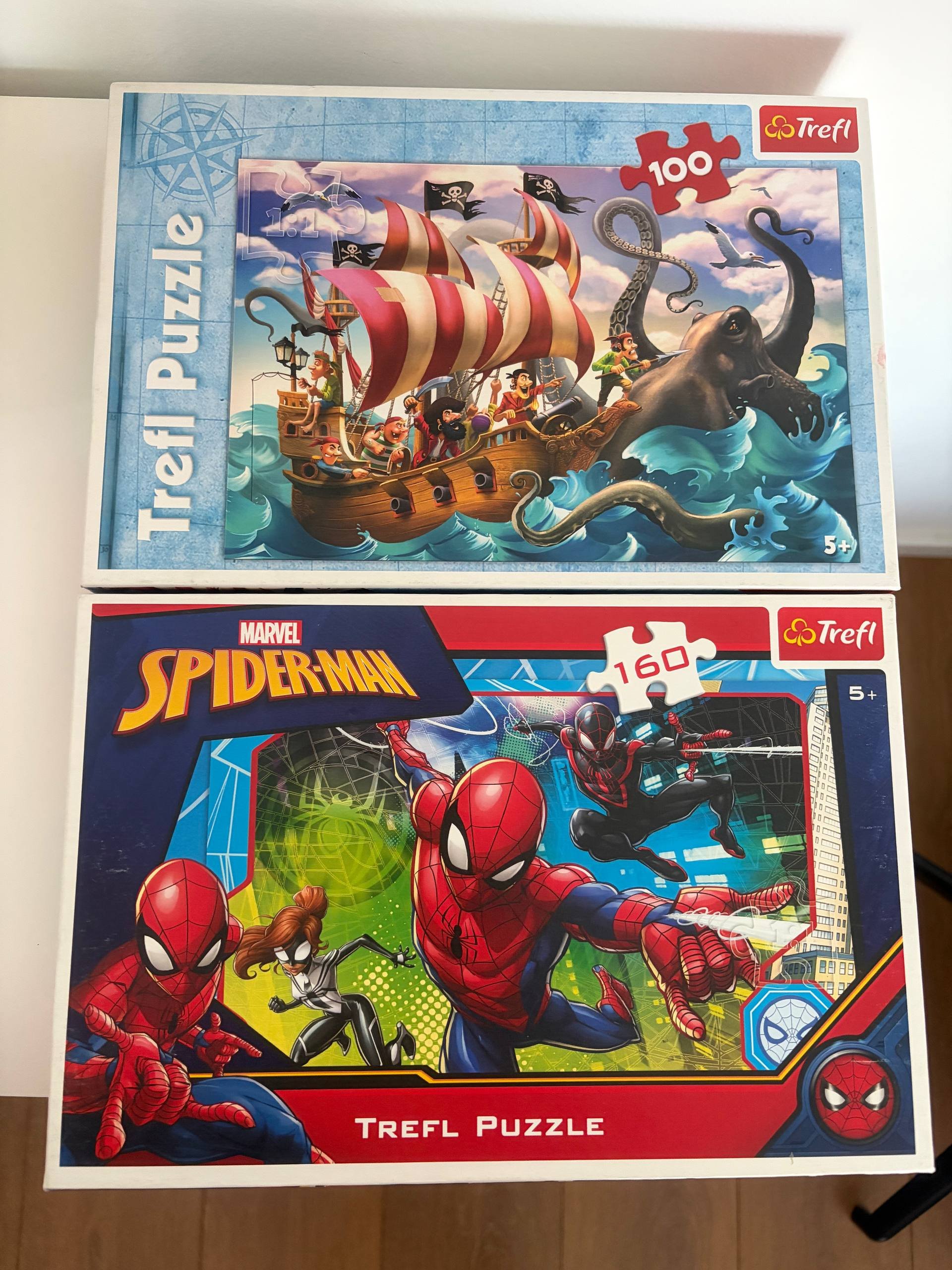 Trefl Marvel Spider-Man puzzle 160 pieces (free) — used — Limassol, Cyprus