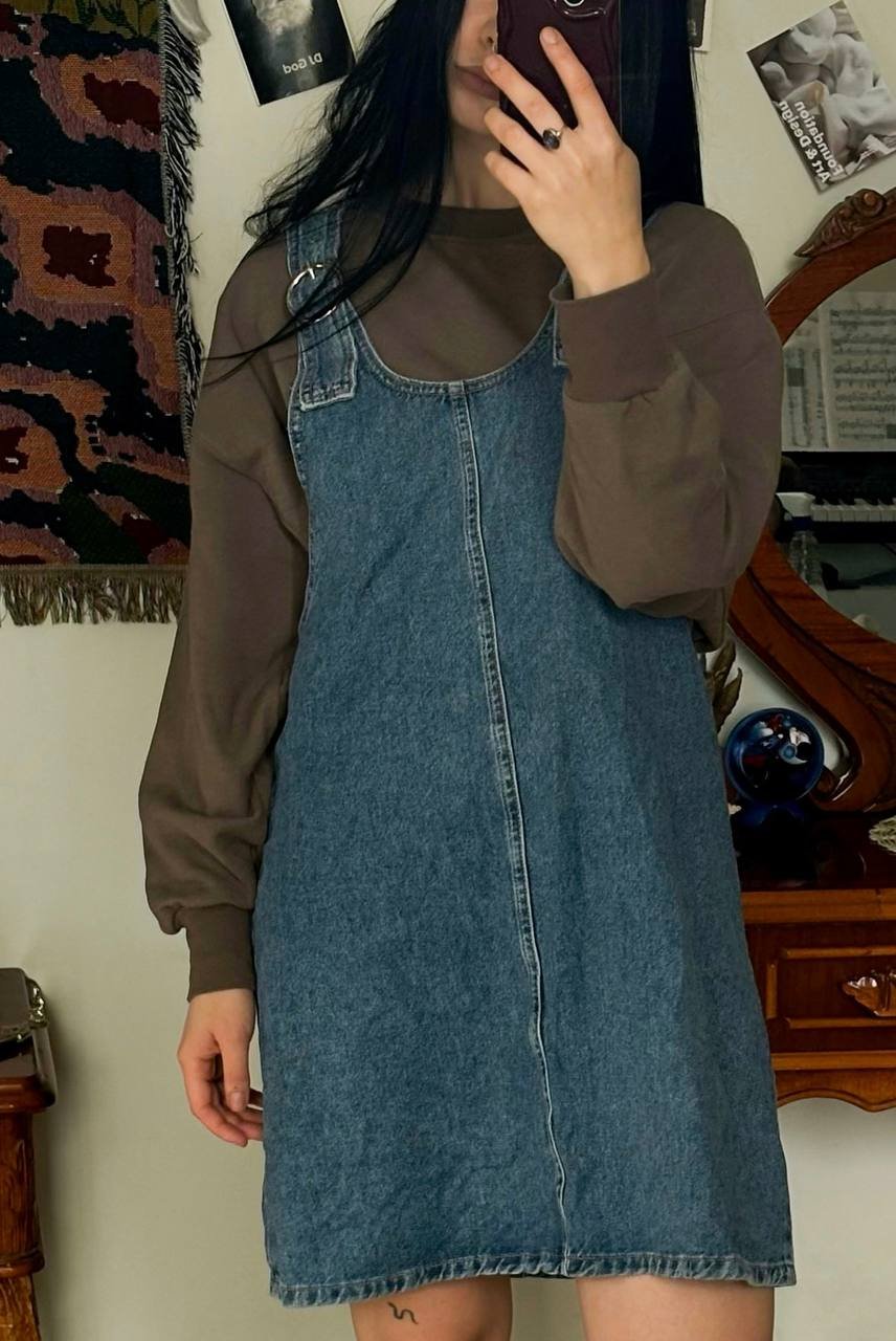 Union pinafore dress, size L — Moscow, Russia