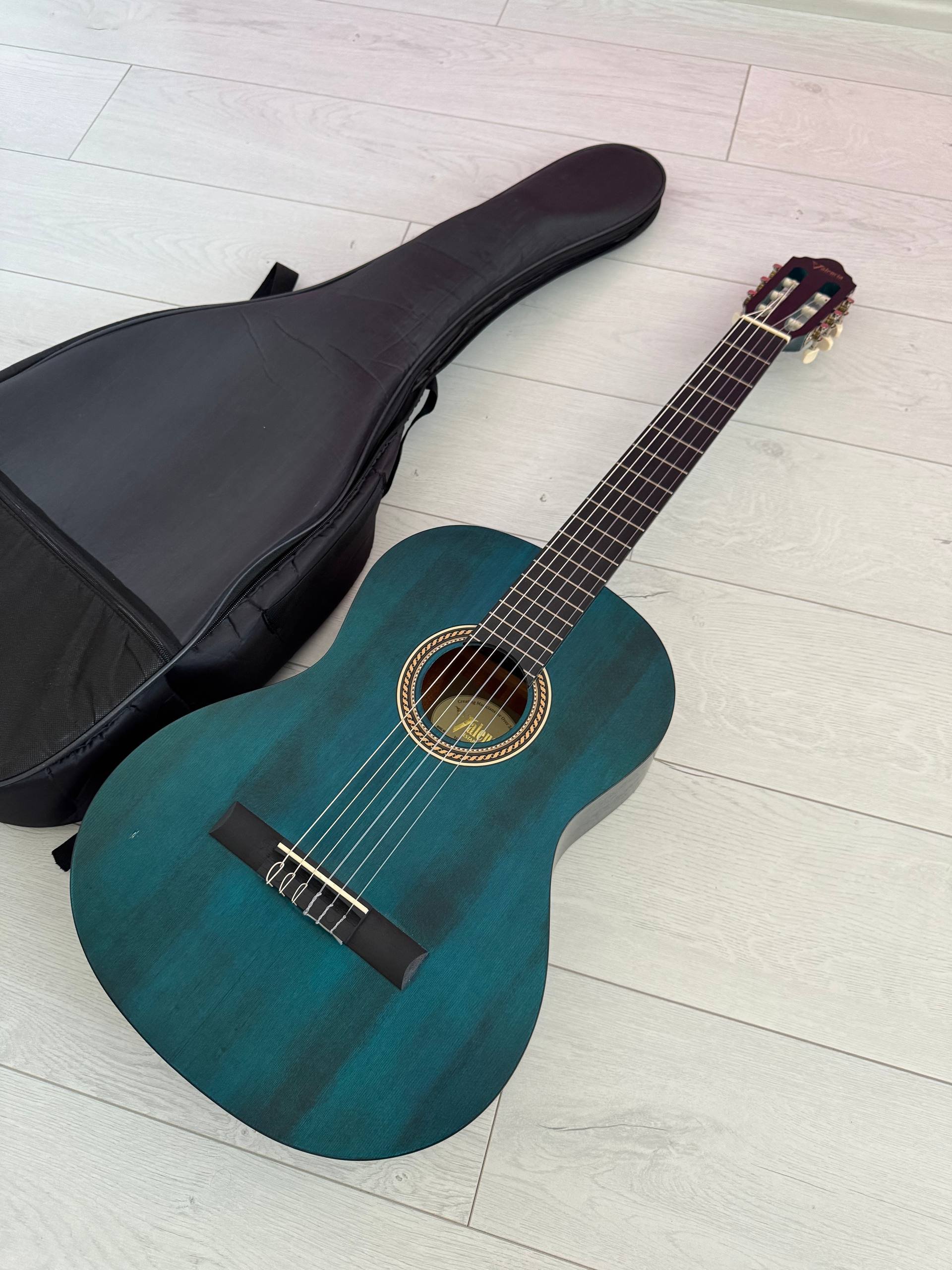 Valencia VC204TBU classical guitar with case — Alanya, Turkey