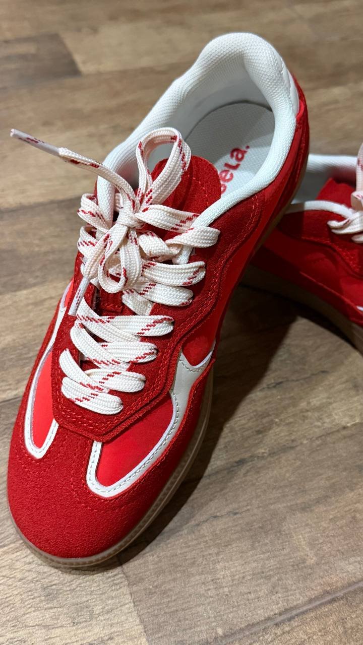 Vans red white sneakers 38 — new — Yerevan, Armenia