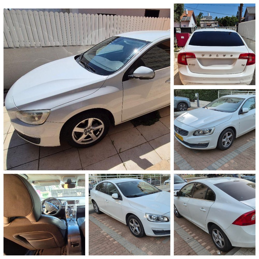 Volvo S60 T4 2016 белый — Тель-Авив, Израиль Volvo S60 T4 2016 белый — Тель-Авив, Израиль