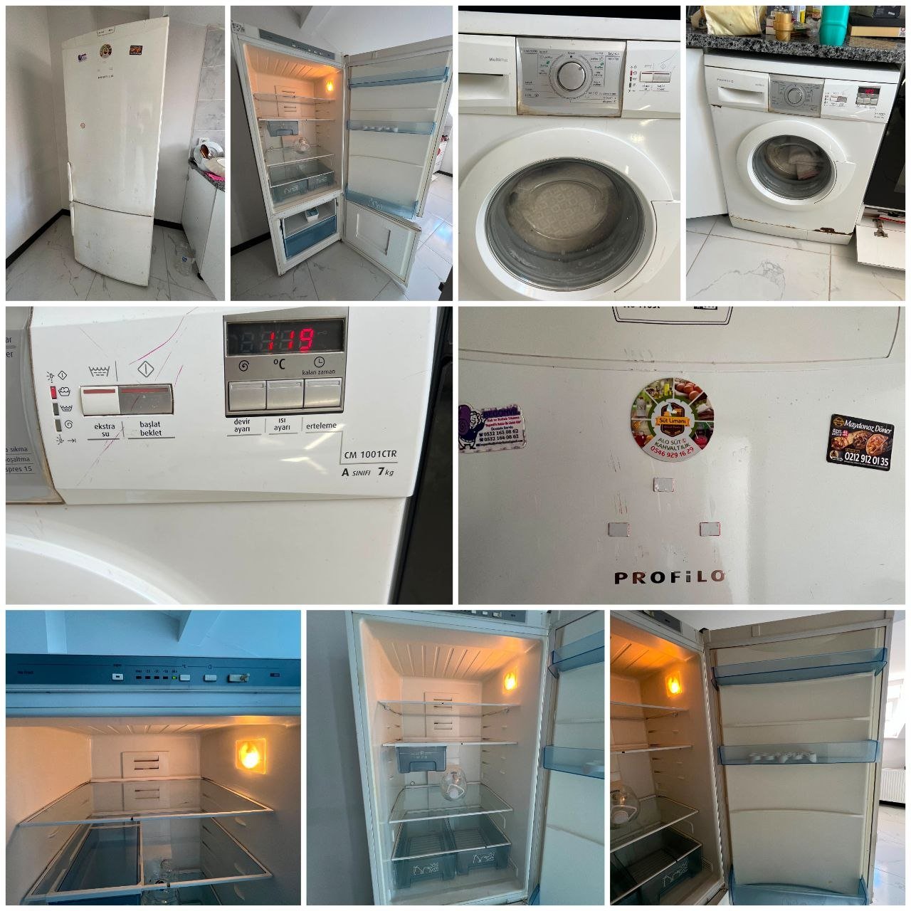 Washing machine and refrigerator with delivery and installation — Istanbul, Turkey