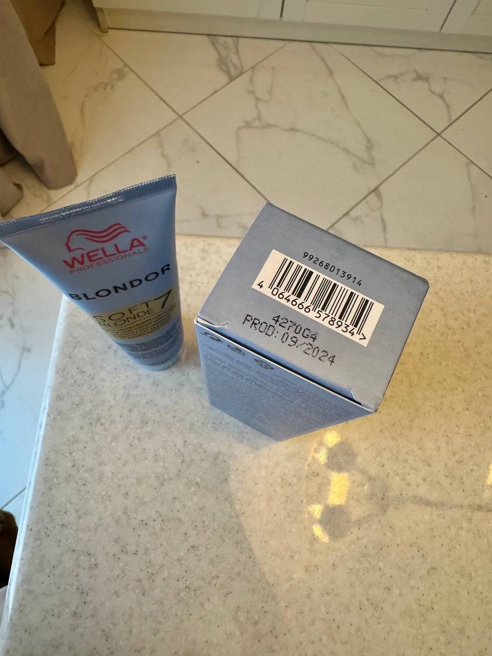 Wella Professionals Blondor Soft 7 crema decolorante 200 g (2 tubos) — Alanya, Turquía