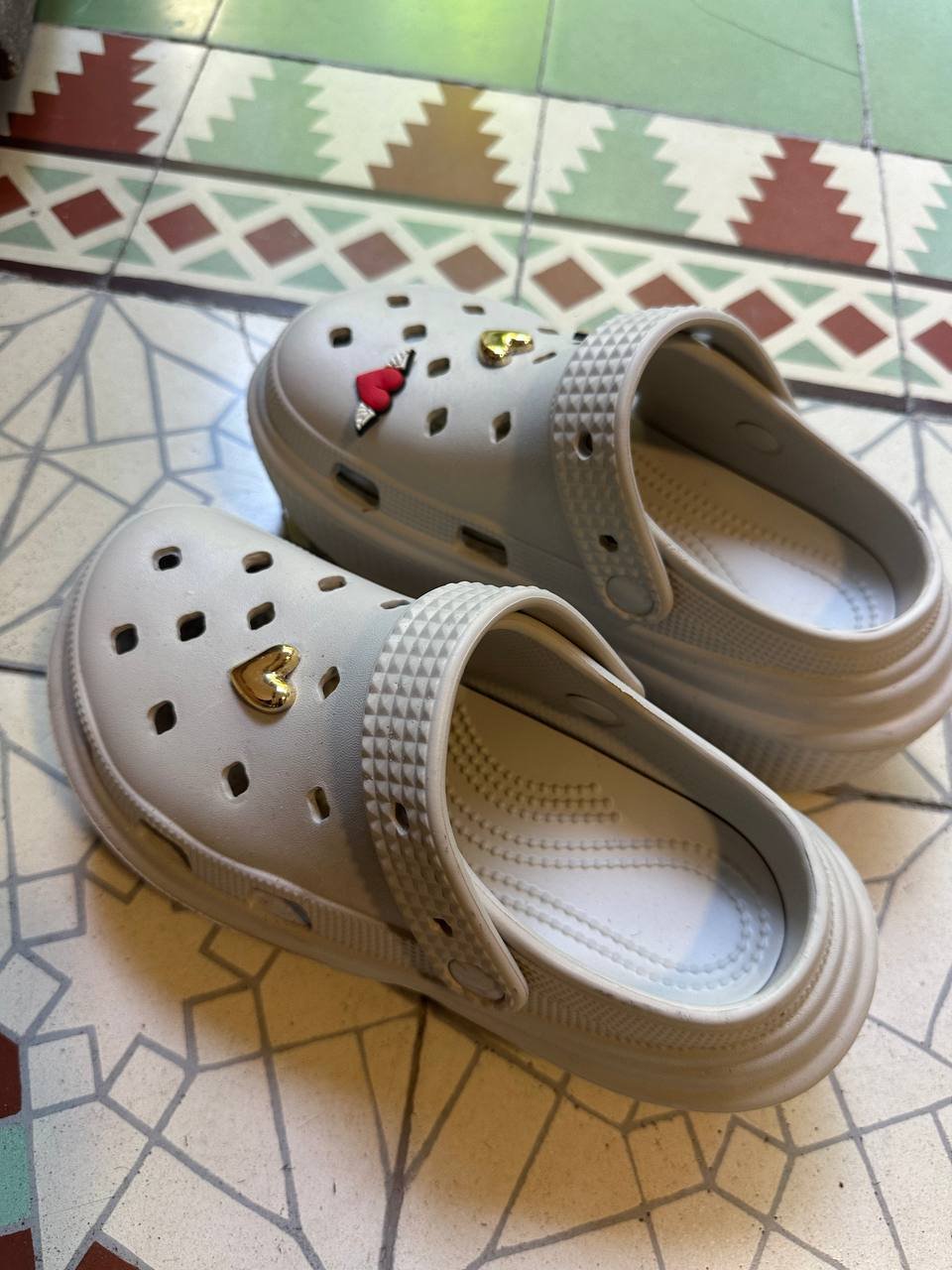 White Crocs 36-37, chunky platform — Alicante, Spain