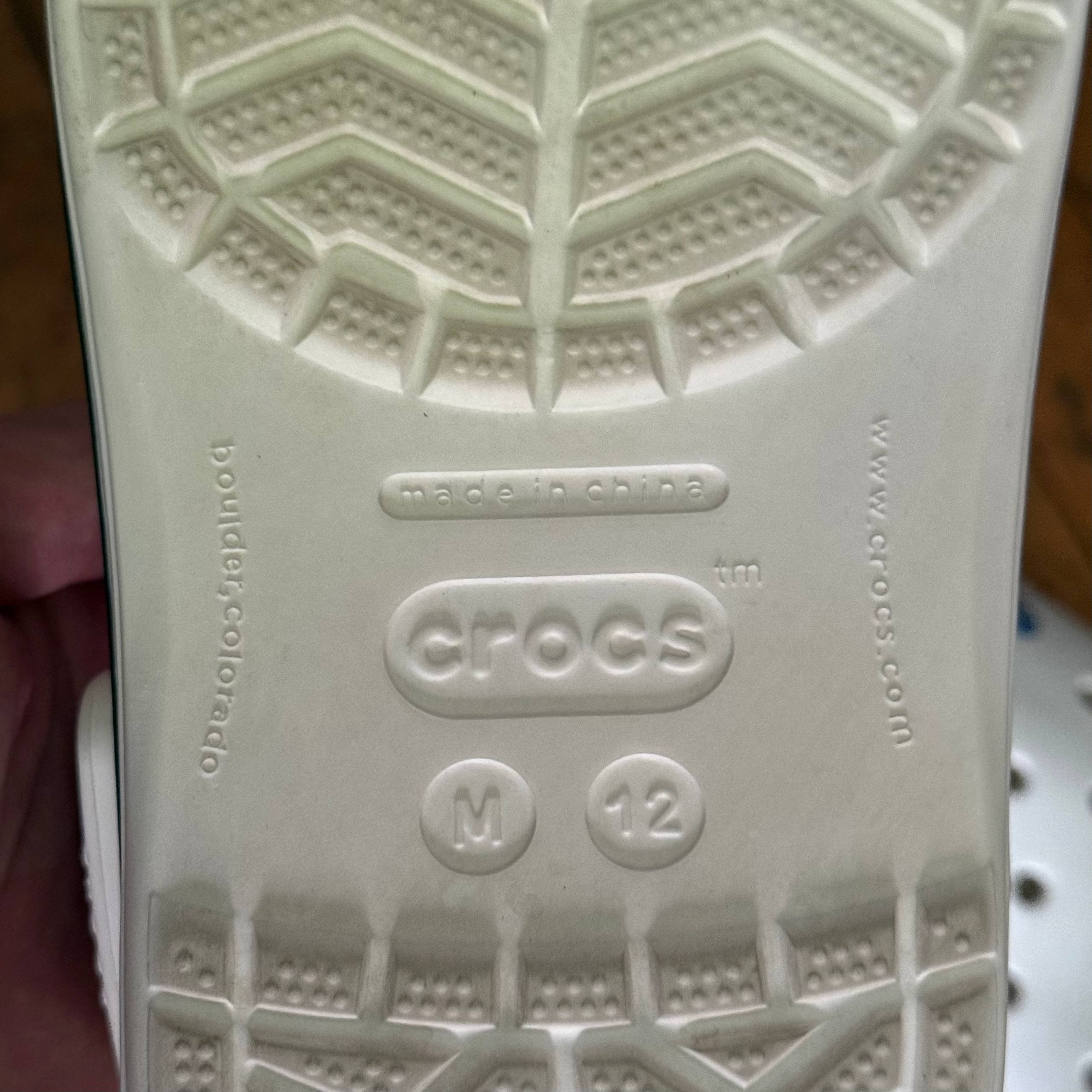 Crocs Crocband Clog blanco, talla US 12 M — Tiflis, Georgia Crocs Crocband Clog blanco, talla US 12 M — usado — Tiflis, Georgia