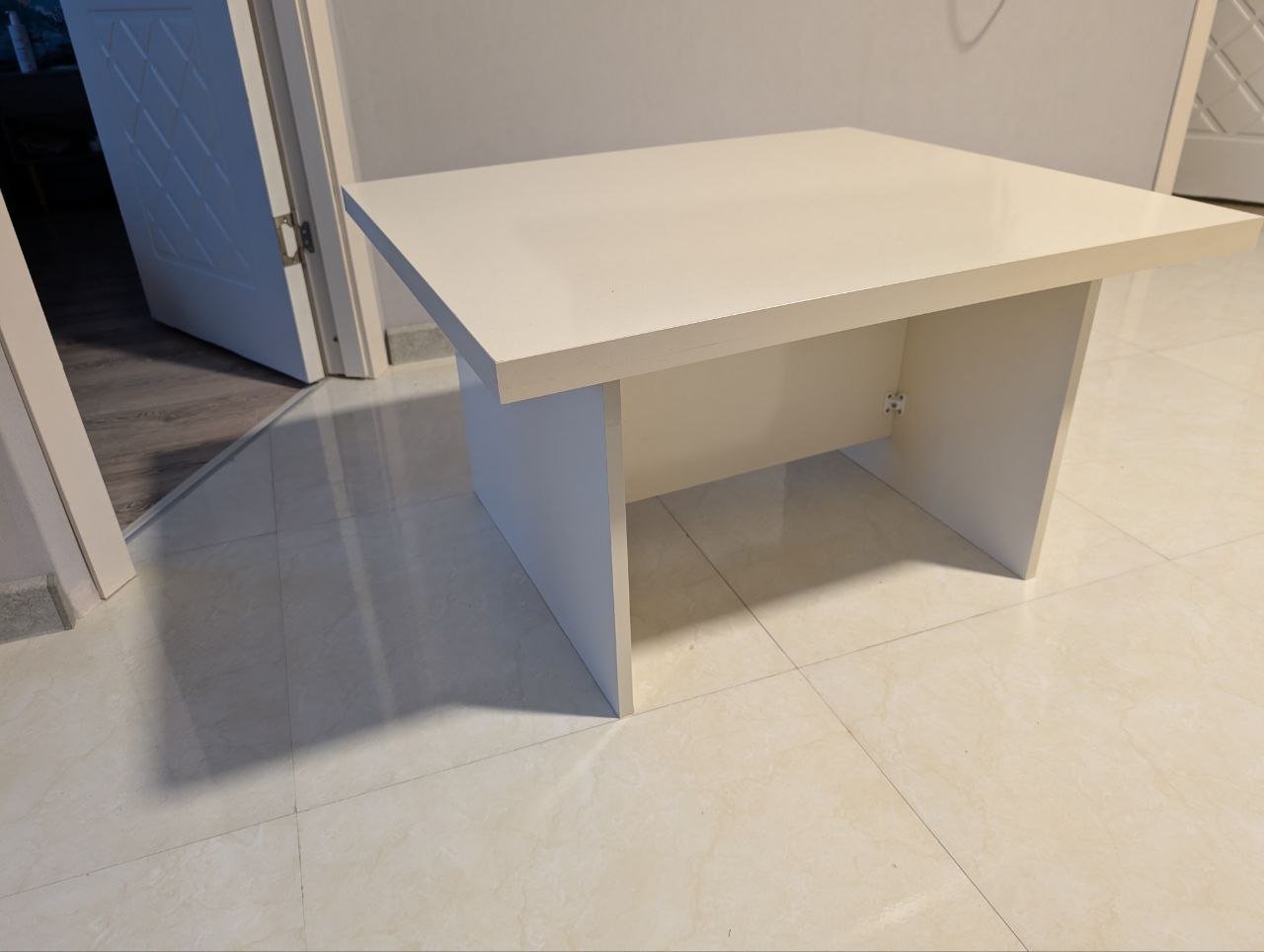 White side table 50 GEL — Batumi, Georgia