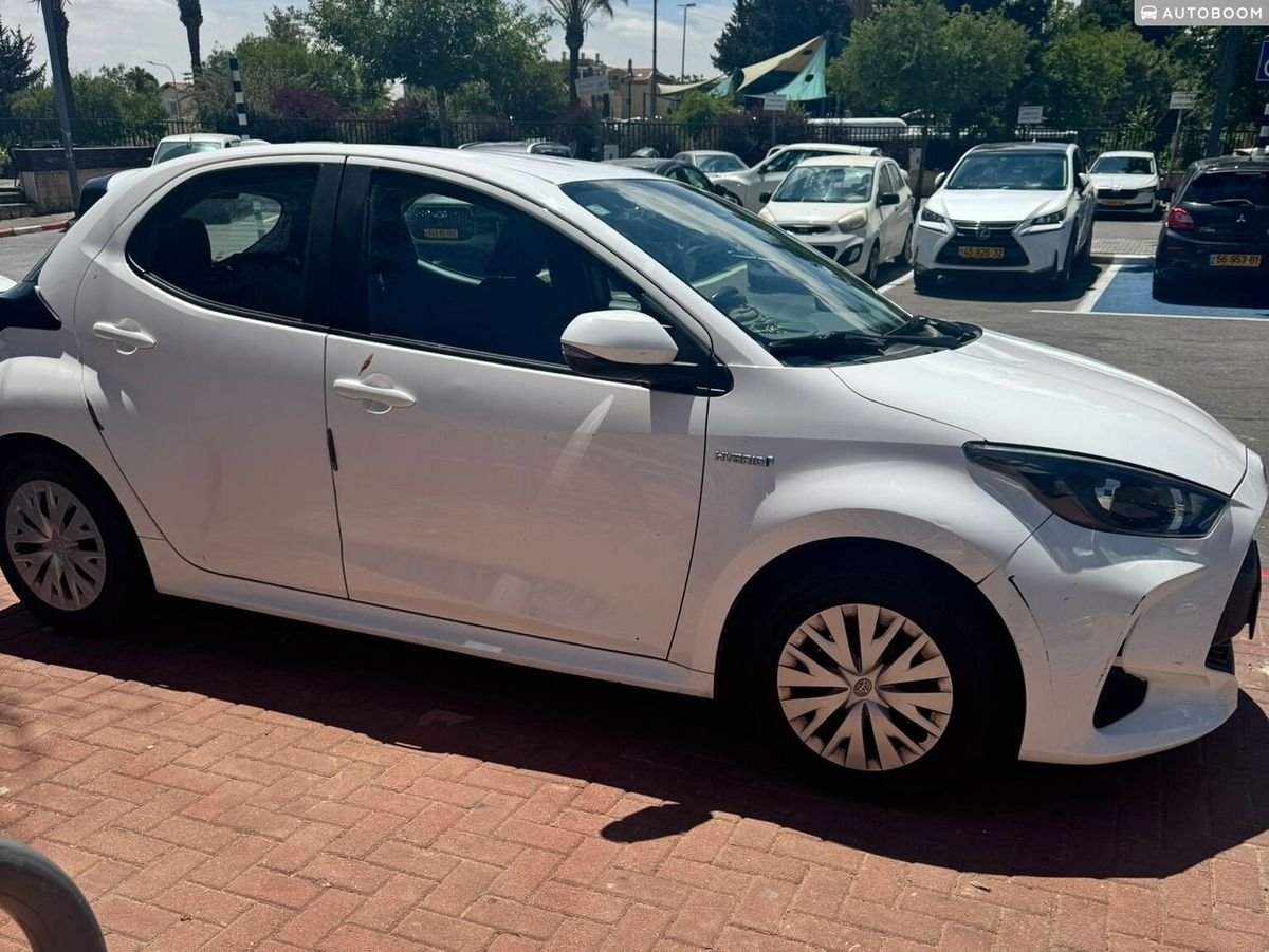 White Toyota Corolla hatchback — Tel Aviv, Israel