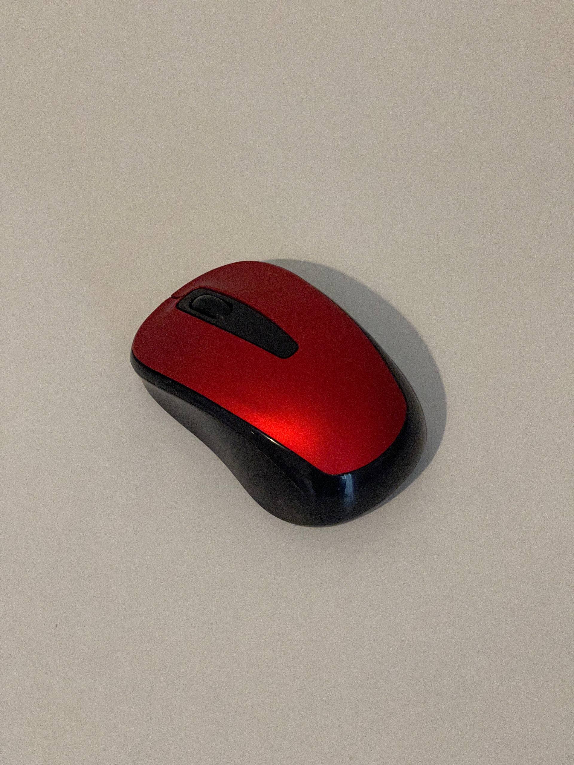 Wireless mouse (black/red) — used — Tbilisi, Georgia